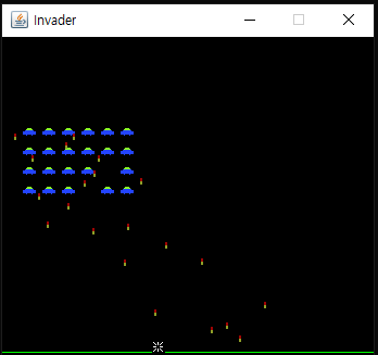 [java]자바/GUI/스윙(Swing)/게임/슈팅 게임/인베이더/Invader/충돌 처리/폭탄과 플레이어 : 네이버 블로그