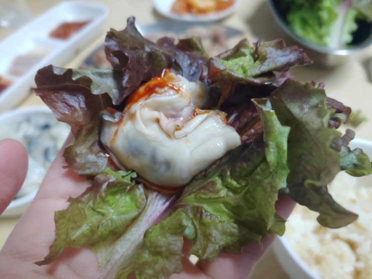  김장철! 통영굴로 굴보쌈 해먹기