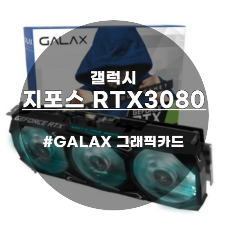 게임의 한계를 극복! 갤럭시 지포스 RTX 3080 SG D6X 10GB