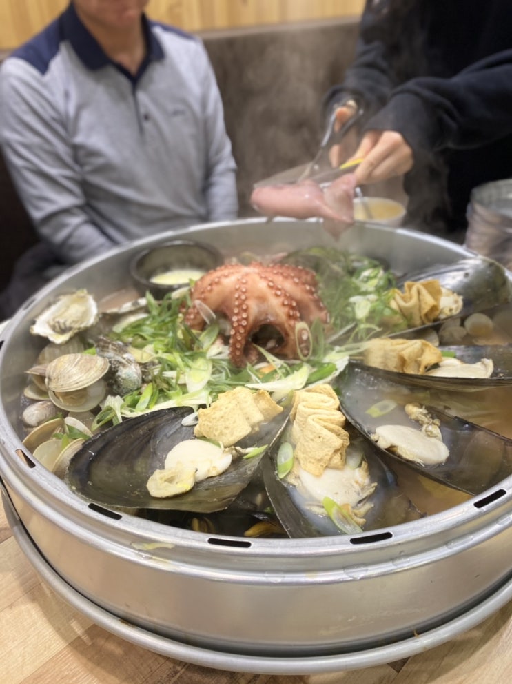  원주 무실동맛집 택이네 조개전골에서 든든한 한 끼
