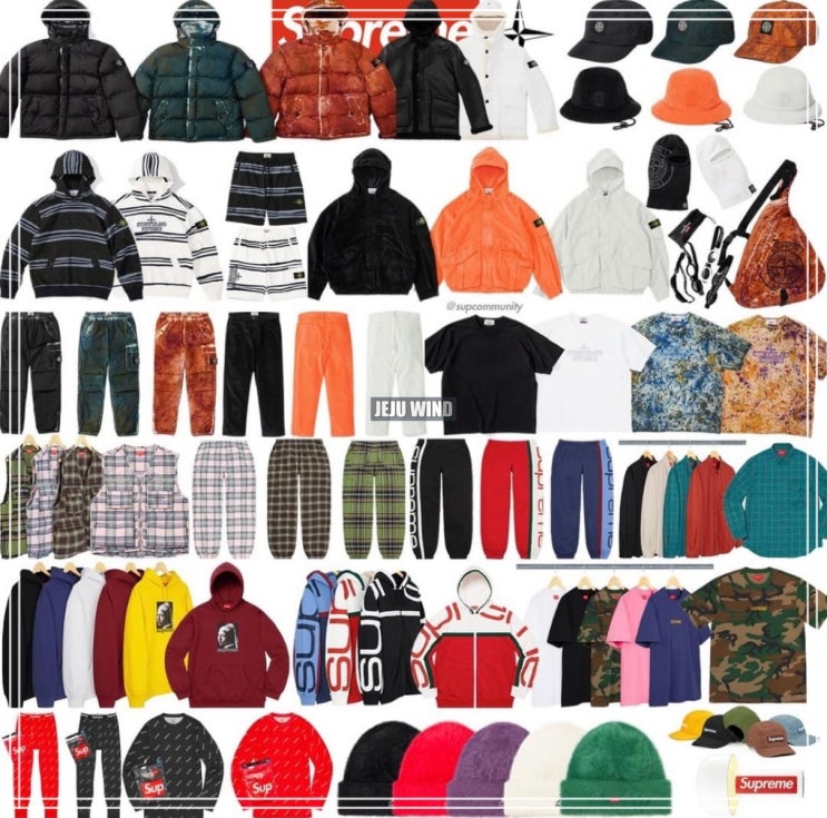  슈프림 스톤아일랜드 2020FW 11월 21발매예정 정보 및 직구방법