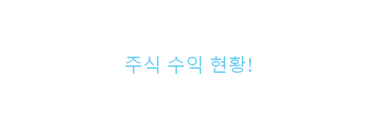  주식 수익 현황