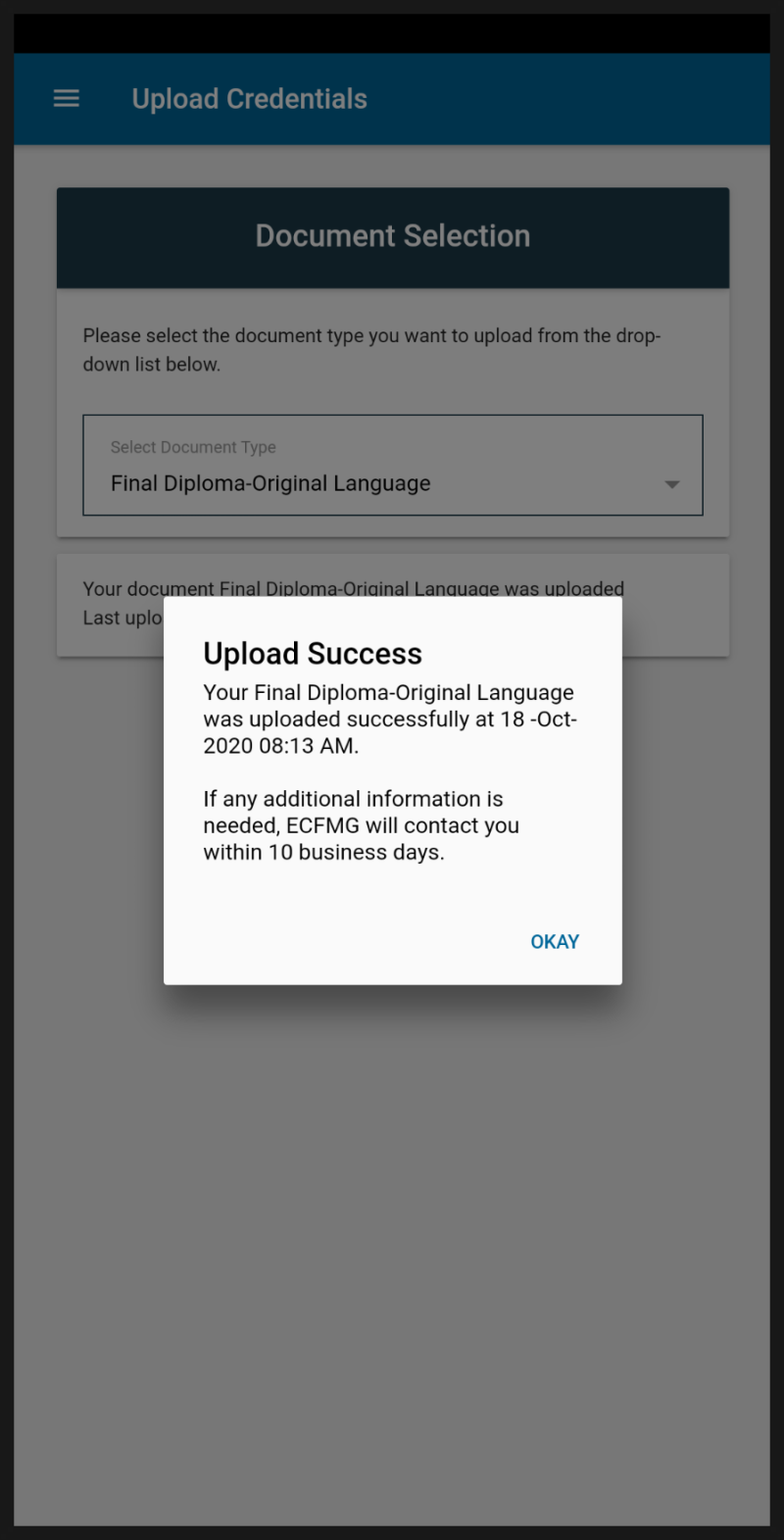 [USMLE Step 1] 1-2. ECFMG 사이트 및 MyECFMG 앱(App)을 통한 학위증(diploma)제출 및 'In ...