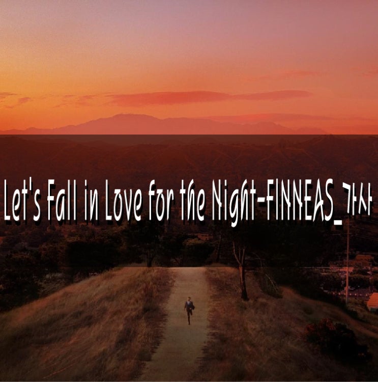 Let's Fall in Love for the Night-FINNEAS_가사_뮤비