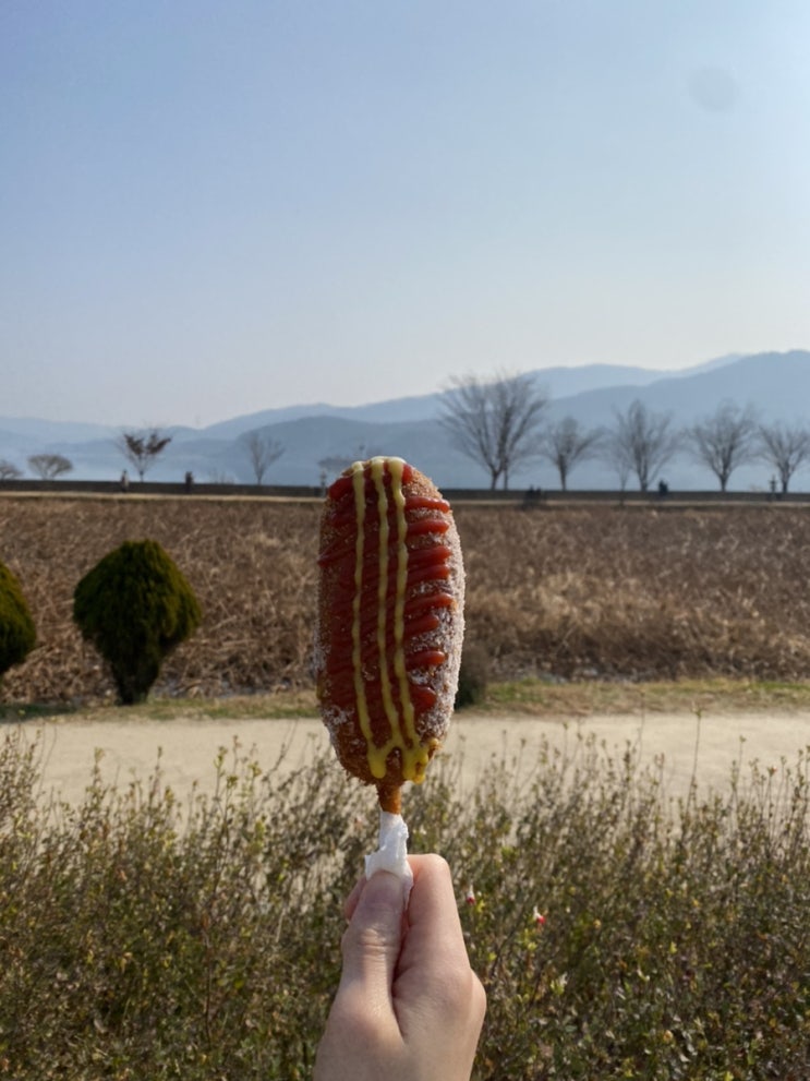  양평여행 맛집 두물머리 연핫도그