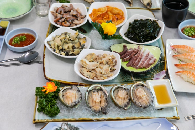  제주 애월 맛집 제주도 유일의 다금바리 회포장 전문점 해송수산물회센타!