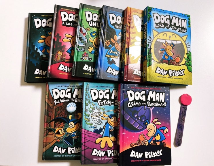  영어만화책 도그맨 DOGMAN 초등영어책 코믹북
