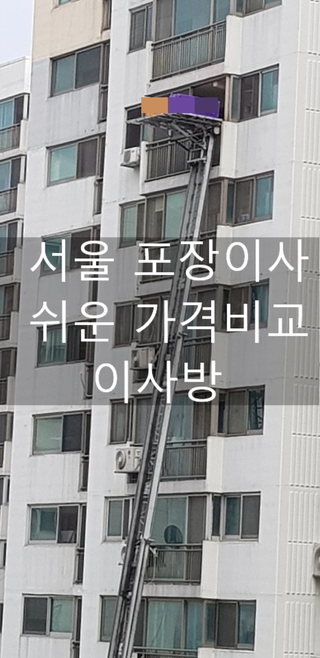 서울 포장이사 가격비교 20년 경력 이사방에서 하니 쉽네요