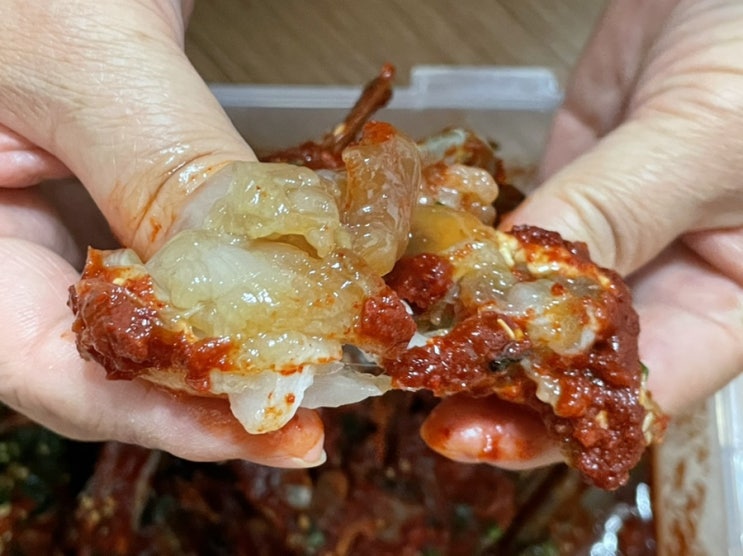  원주게장맛집 훈이꽃게장 택배 배송 받아 편하게 먹은 양념게장 후기