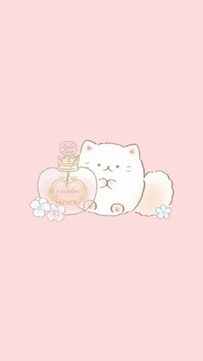 San-X 귀여운 고양이 캐릭터 배경화면 Funwari Necolon 1. : 네이버 블로그
