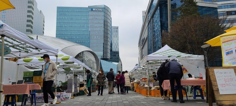 2020 농부의 장터가 열리는 상암문화광장을 찾았습니다~ 2