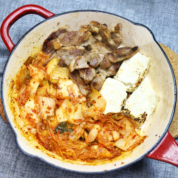  [오늘 저녁 뭐먹지]저녁메뉴 해결 묵은지 목살구이
