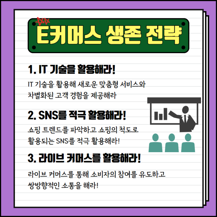  E커머스 시장에서 생존하는 방법
