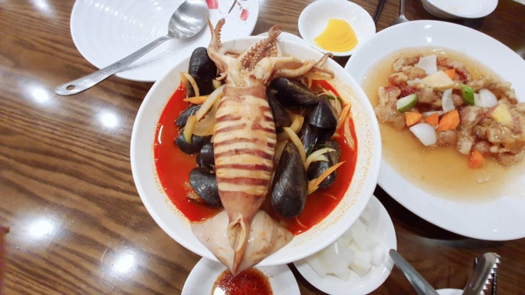  [금산맛집]오직짬뽕-통오징어짬뽕과 흑돼지탕수육