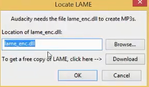  Audacity 오다시티 MP3 파일 저장할때 (내보내기) lame_enc.dll 오류 메세지 뜨는 경우 해결 방법