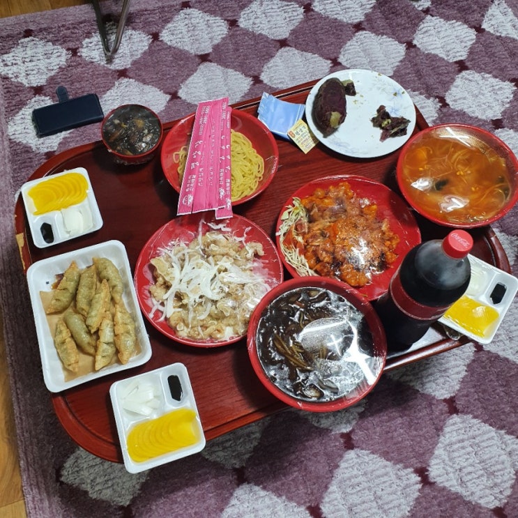  [먹거리 리뷰] 화곡동 평양각본점 크림싱글세트2+칠리탕수육세트B 먹어본 후기
