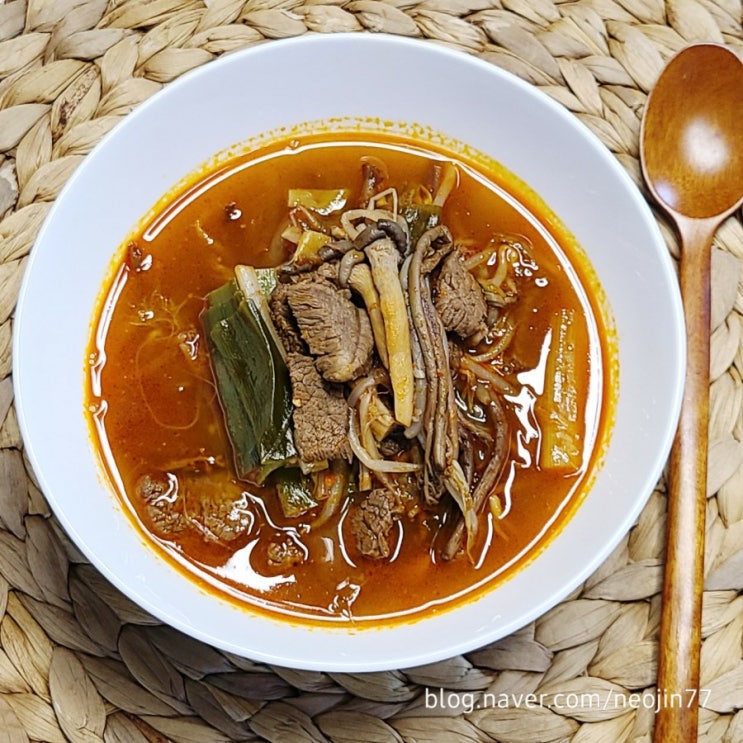 Jinny's집밥레시피 얼큰한 육개장 맛있게 간단하게 만드는 법