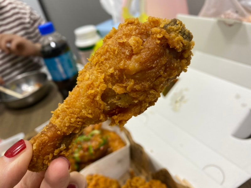 [전주/배달] : 자담치킨(전주평화점) : 맵슐랭 & 핫후라이드 : 네이버 블로그
