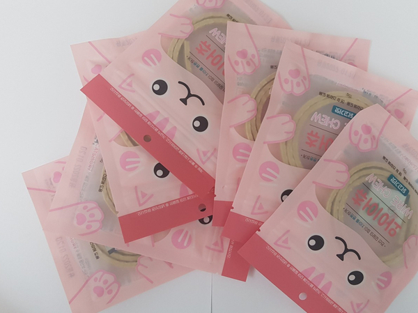  고양이 치석 캣츠모리 와이어츄 껌으로 치아관리
