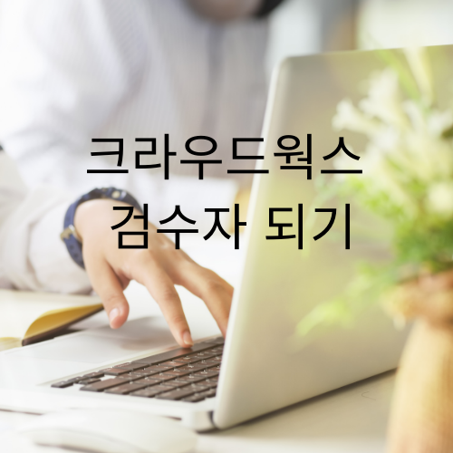 크라우드웍스 검수자 지원준비하기 (자격조건, 절차)