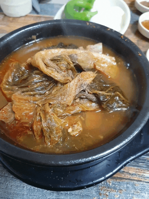  대전 전민동 명관 감자탕 뼈 해장국 뜨끈뜨끈