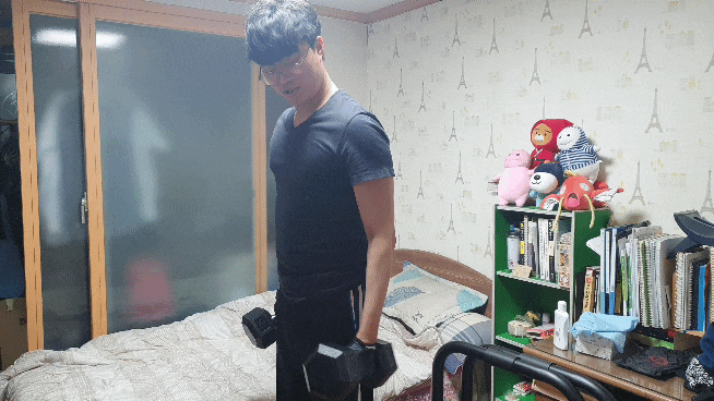  멜킨 육각덤벨 10kg, 헬스장갑 사용 후기