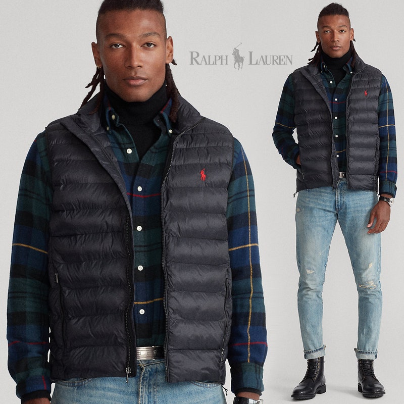 폴로랄프로렌 20FW PRIMALOFT 패커블 패딩 조끼 BLK 폴로랄프로렌 20Fw Primaloft 패커블 패딩 조끼 Blk