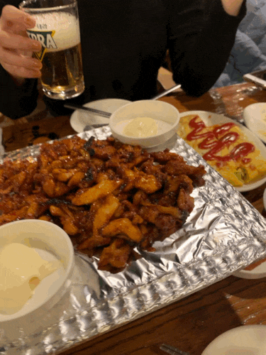  삼산 생선구이생생에서 닭구이 옴뇸뇸뇸