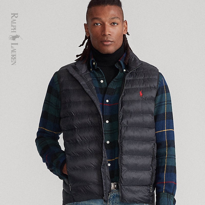 폴로랄프로렌 20FW PRIMALOFT 패커블 패딩 조끼 BLK 폴로랄프로렌 20Fw Primaloft 패커블 패딩 조끼 Blk