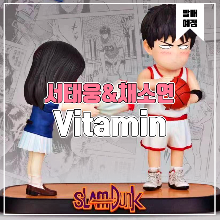 [소식] Vitamin 슬램덩크 서태웅&채소연 레진피규어