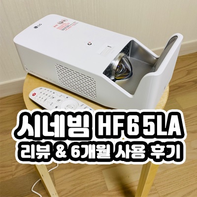 LG전자 시네빔 HF65LA - 리뷰 & 6개월 사용 후기 (with 크롬 캐스트3)