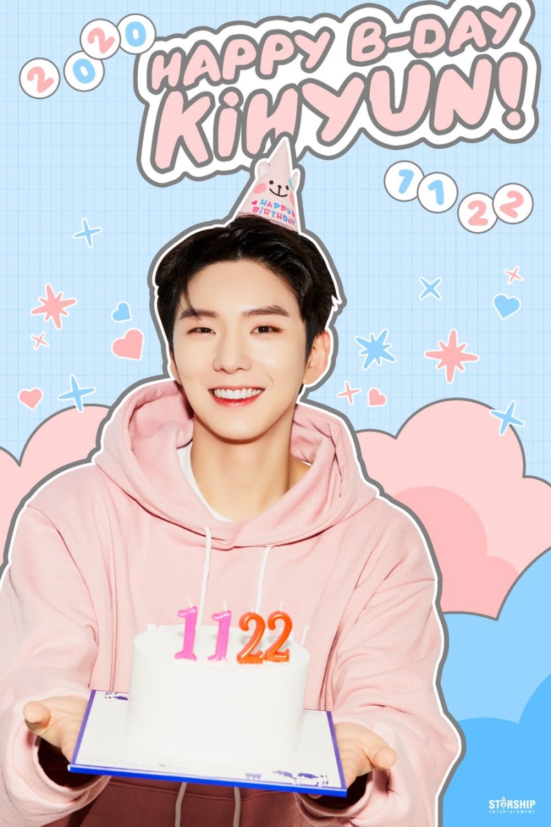 몬스타엑스 기현 생일 축하: 다정킹 온순햄찌 팬한테 잘하는 케이팝의 신