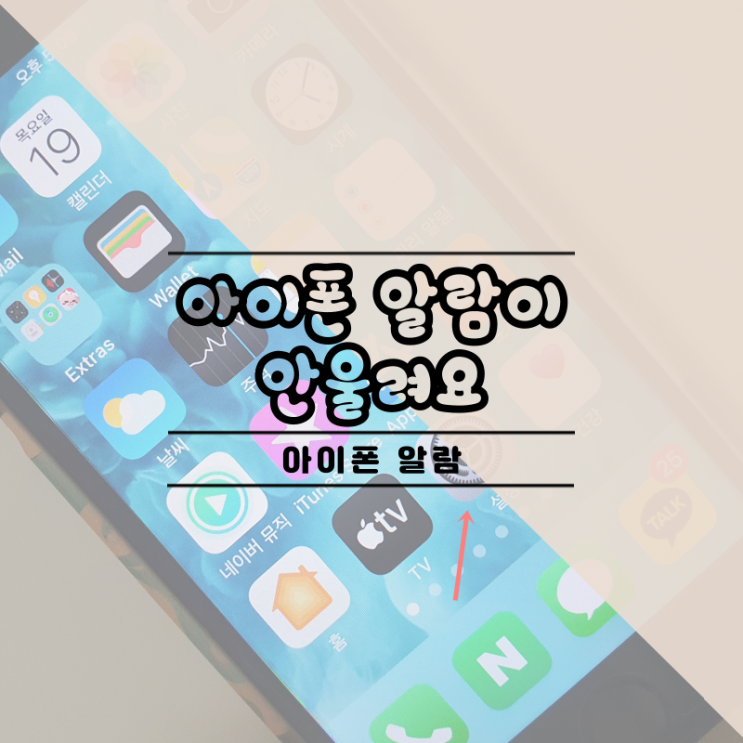  아이폰 알람이 안울려요 가볍게 해결