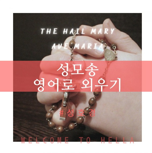  성모송(카톨릭) - 영어 / 기도문 영어로 외우기