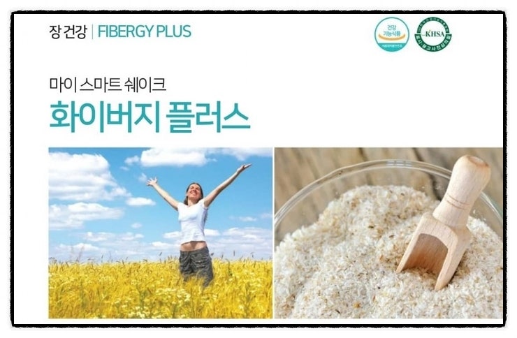 차전자피 식이섬유 유사나화이버지플러스