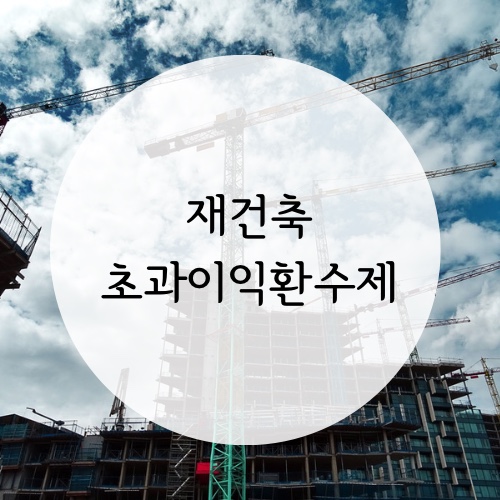  [재건축 정책/제도] 재건축초과이익환수제