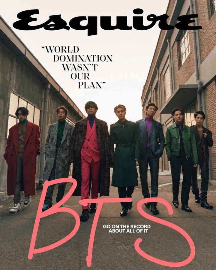 방탄소년단 방탄 뷔 나이 키 정국 지민 알엠 슈가 제이홉 진 화보 에스콰이어 본지 미국판 커....