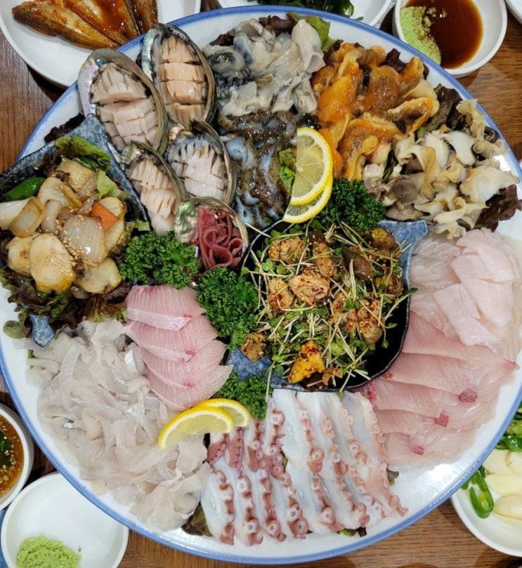  수성시장 근처 울진 참가자미 횟집 탐방기