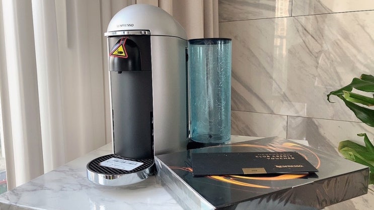  커피머신 네스프레소 버츄오 플러스 실버 개봉기, 크레딧도 받고 직구보다 좋네(NESPRESSO VERTUO PLUS Silver XN900E)