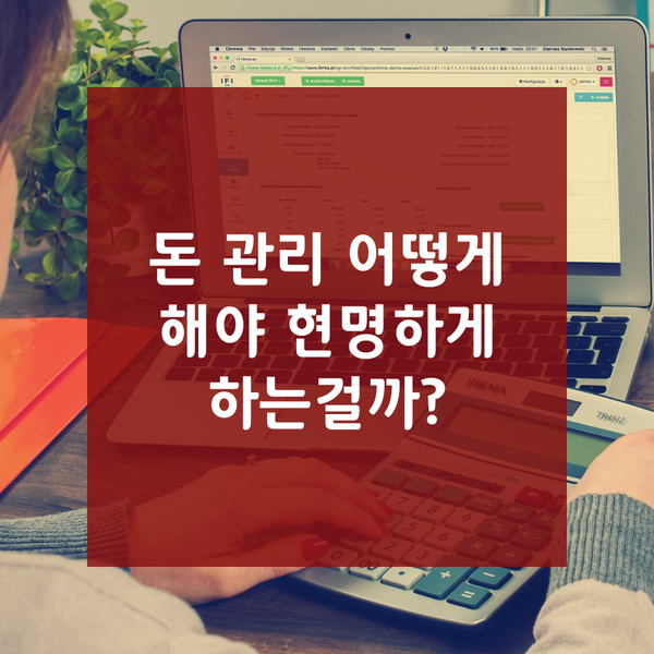 꿀팁①. 돈 관리 하는법에 대해 알아보자