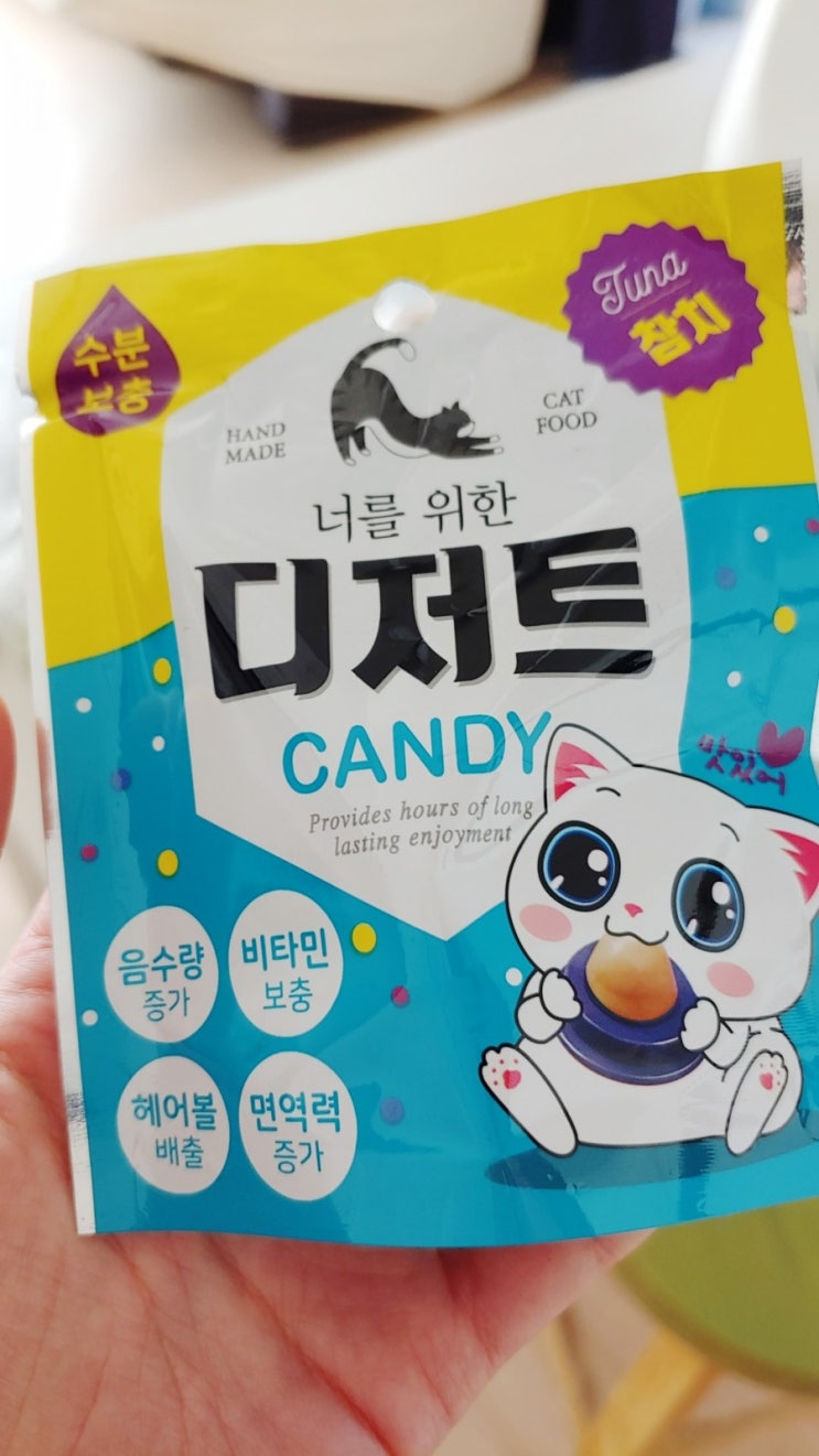  고양이사탕 너를 위한 디저트캔디 내돈내산 후기