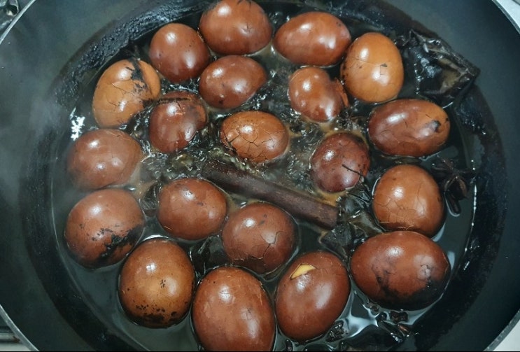 [ 간단 레시피 ] 대만식 차 계란 만들기 실패 후기