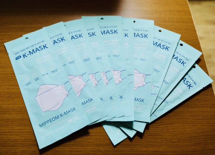  숨쉬기 편안한 일회용 3D마스크 미쁨 K-MASK