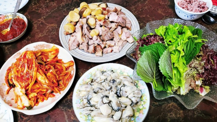  만약에~김치가 없었더라면~무슨맛으로 밥을먹을까~~~(feat.김장특집&굴보쌈)