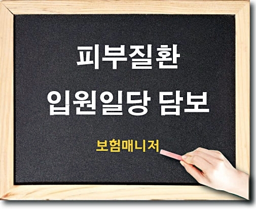  태아보험 피부질환입원일당의 내용을 알아봅니다.