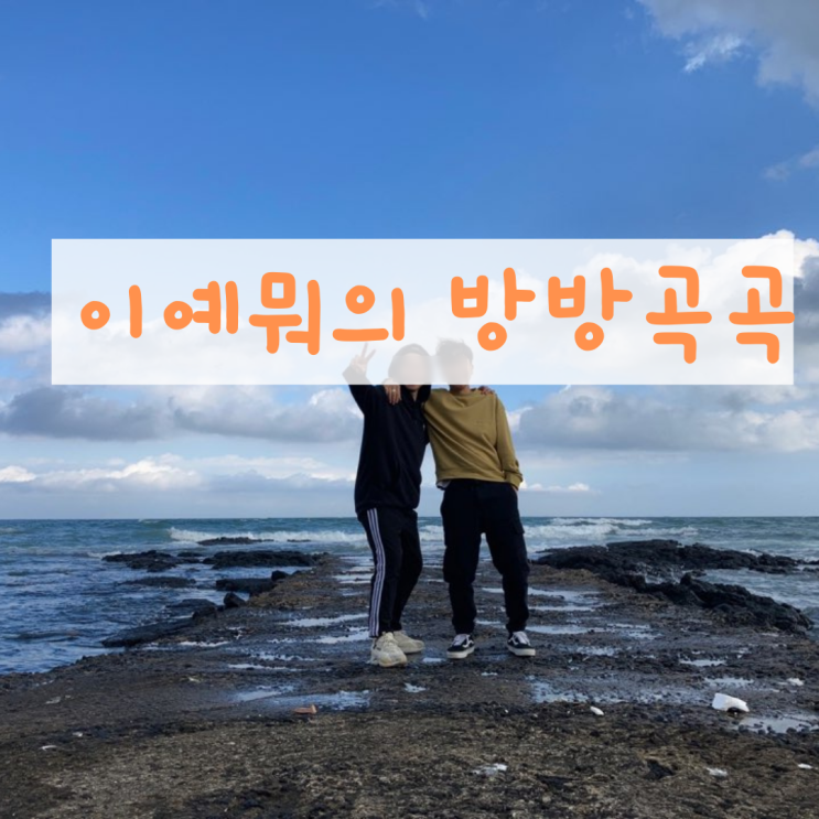 2박 3일 제주도 동쪽 함덕 여행 총정리!(feat.형제의 여행)