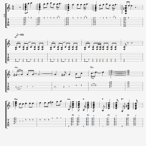 Ventures Besame Mucho(베사메무쵸) 일렉기타 타브 악보