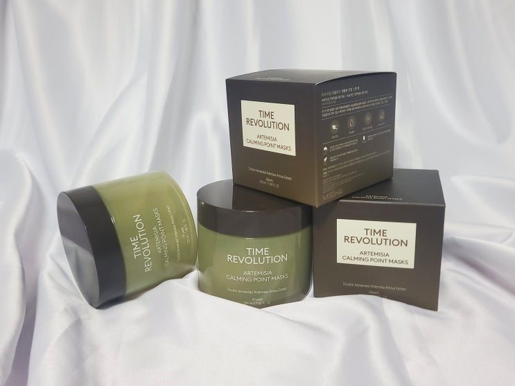 트러블진정에 좋은 미샤 타임레볼루션 개똥쑥 진정 스팟 팩, 닦토 스킨패드 추천