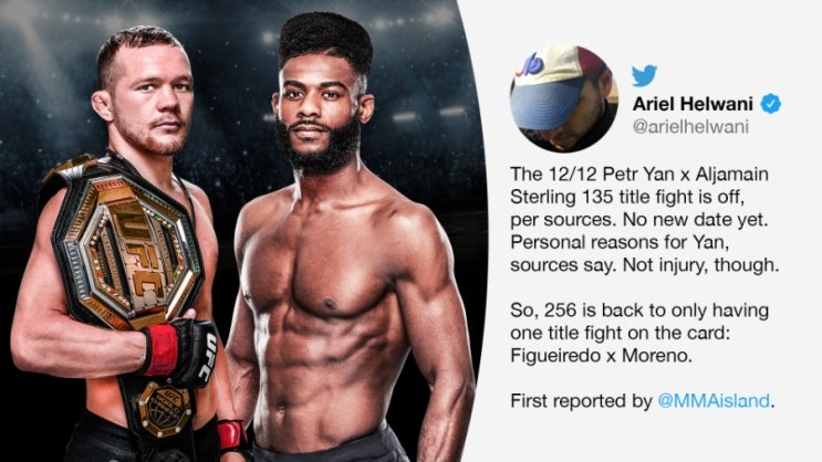 표트르 얀, UFC 256 빠진 이유 "타이틀전 준비는 완벽해야 한다" 등 MMA 뉴스 표트르 얀, UFC 256 빠진 이유 "타이틀전 준비는 완벽해야 한다" 등 MMA 뉴스