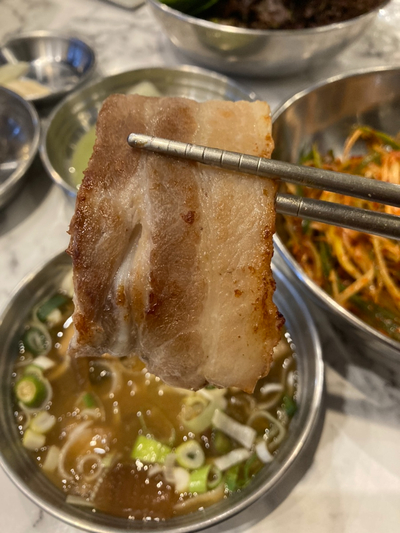  미사역 고기집 '예담집' -  한돈 삽겹살, 치즈볶음밥까지
